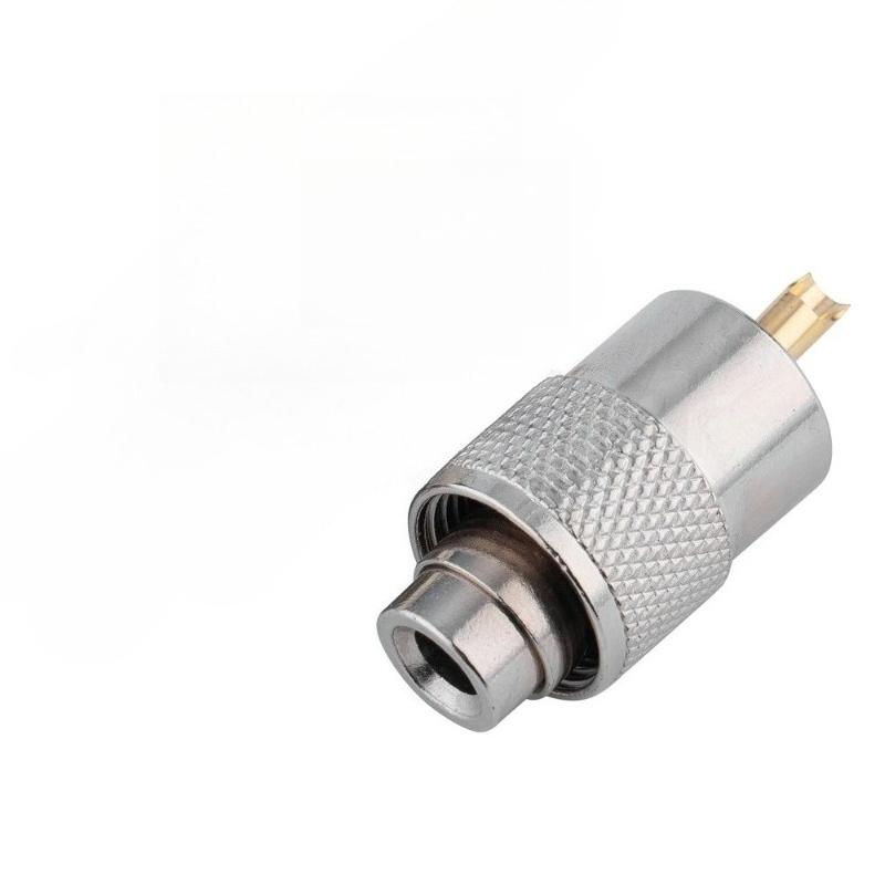 1/5/10PCS UHF PL-259 Male RF Connector 58mm Tail Hole Split Type for RG58 LMR-400 Coaxial Cable Antenna Wiring