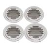 Air Ventilation Cover 304 Stainless Steel Round Exhaust Duct Grill Cap for Kitchen and Bathroom