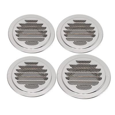 Coperchio di Ventilazione in Acciaio Inossidabile 304, Griglia Tonda per Condotto di Scarico per Cucina e Bagno