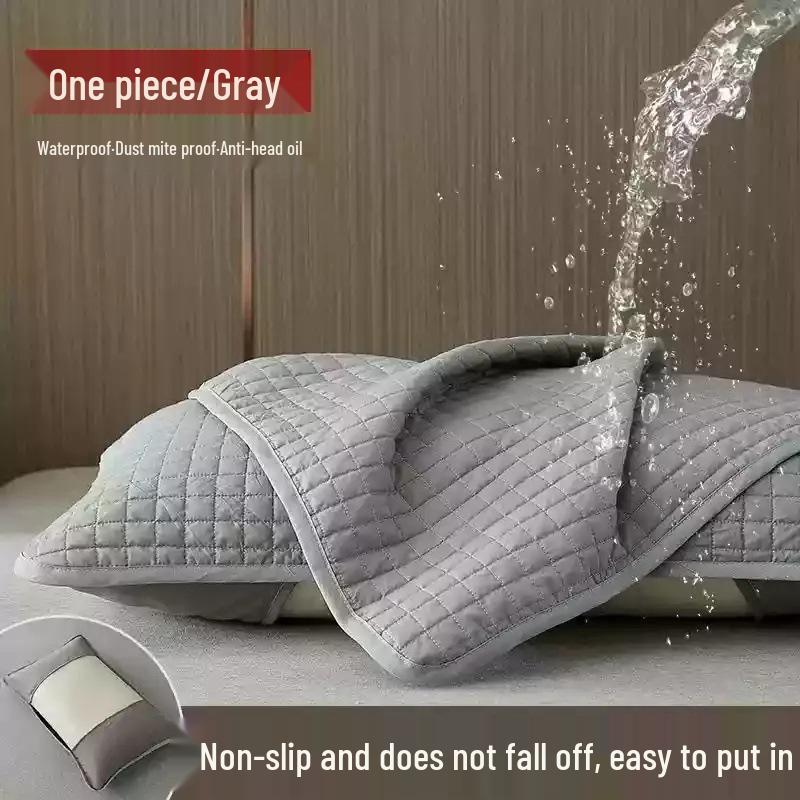 

Комплект толстых хлопковых наволочек: Грязеотталкивающая, противоклещевая, влагоотводящая наволочка и полотенце