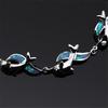 Bracelet Dolphin Charm Jewelry Gift Alloy Women Fashion Dolphin Chain Bracelet for Banquet Party