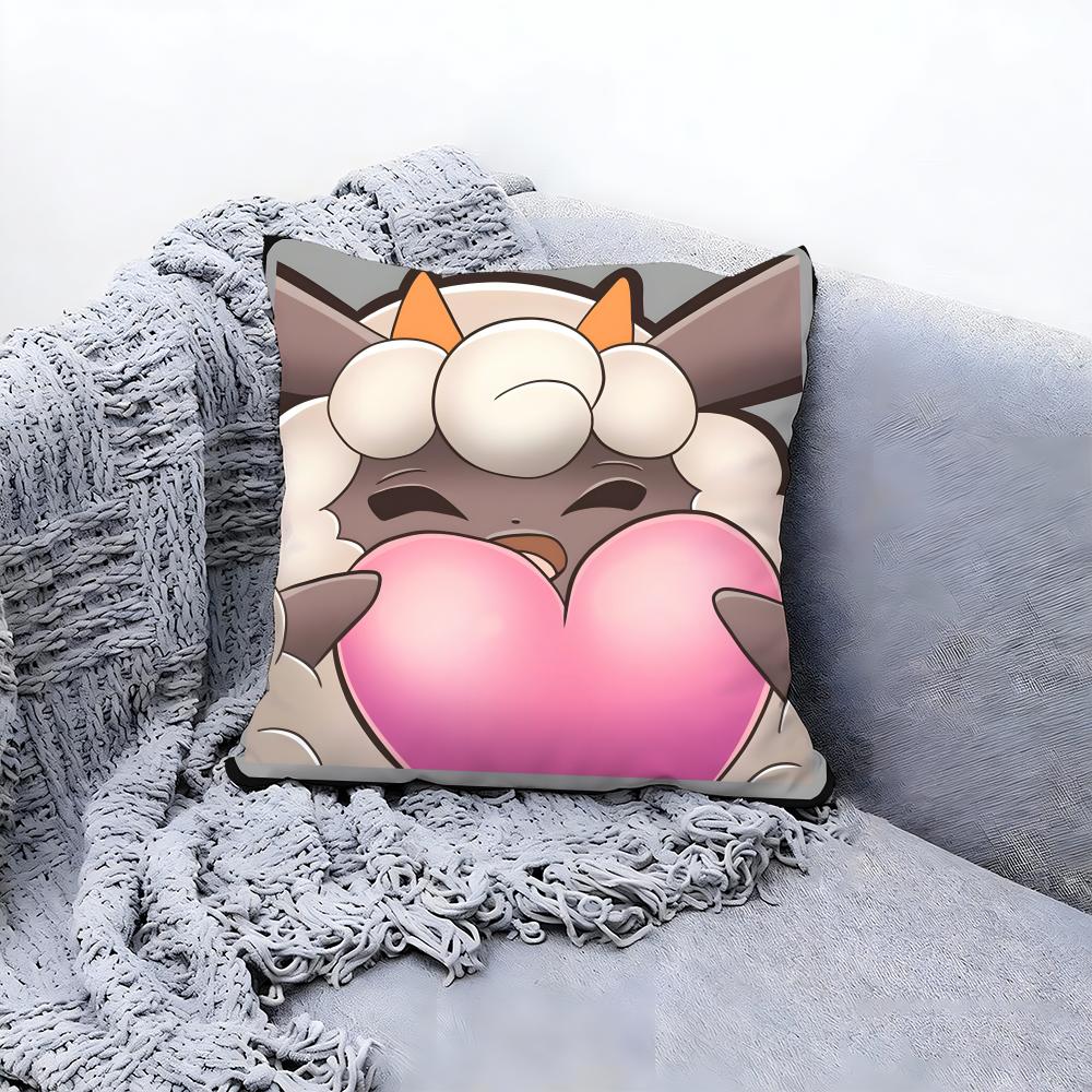 Palworld PD GAME Cushion Cover Premium Comfort Reversible Pillow Cove -Two In One Design for Any Room & Car Interior