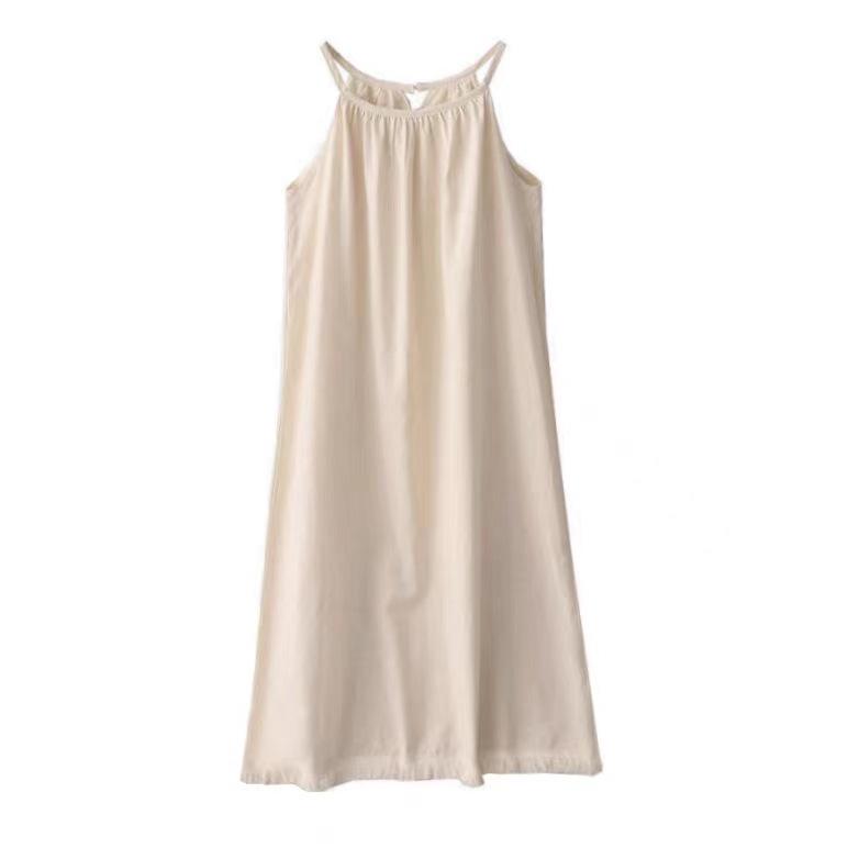 French Suspender Dress Fairy Summer Seaside Vacation Long Dress Gentle Wind Sweet Loose Temperament a Word Skirt