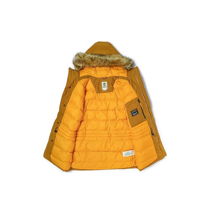 Timberland Warm Fur Collar Cotton Jacket Men Jacket Wheat A2ETY-P47