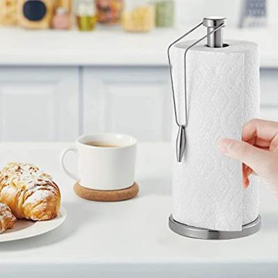 1 ADET Kağıt Havlu Tutucu, Paslanmaz Çelik Ayaklı Kağıt Havlu Düzenleyici Rulo Dağıtıcı Mutfak Tezgahı Ev Yemek Masası için