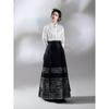 "New Autumn Song Dynasty Hanfu Women's Black Skirt Suit - 2023 Chinese Style"