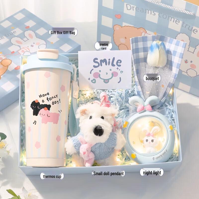 Puppy Thermos Gift Set