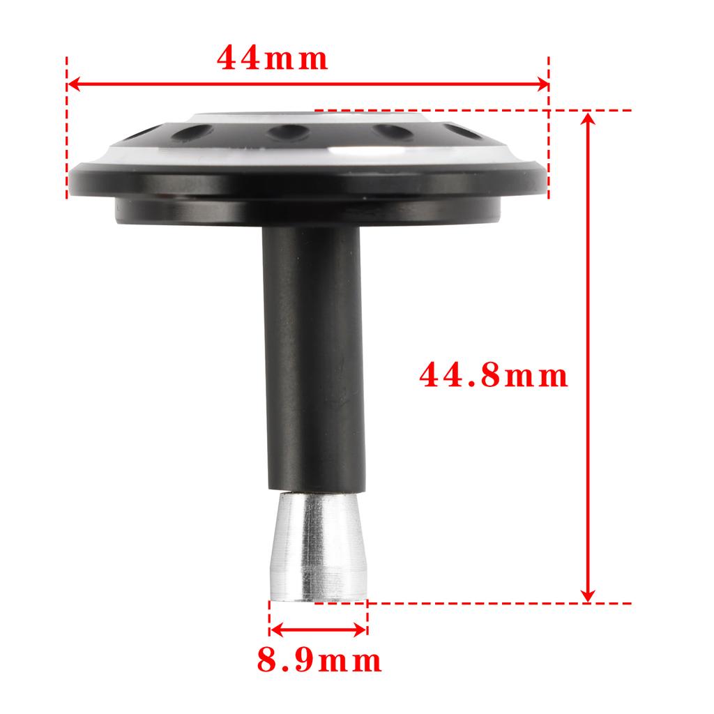 CNC Aluminum Hole Frame Plug Cap for Bonneville T100 & T120 2016-2024 Black