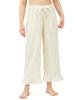 Pajama Set Cotton Cut Dobby Setup Cream [Narue] Women's
