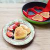4-Cavity Silicone Pancake Mold Set - Heart/Flower/Square Shapes Egg Ring Non-Stick Baking Tool Cooking Accessories