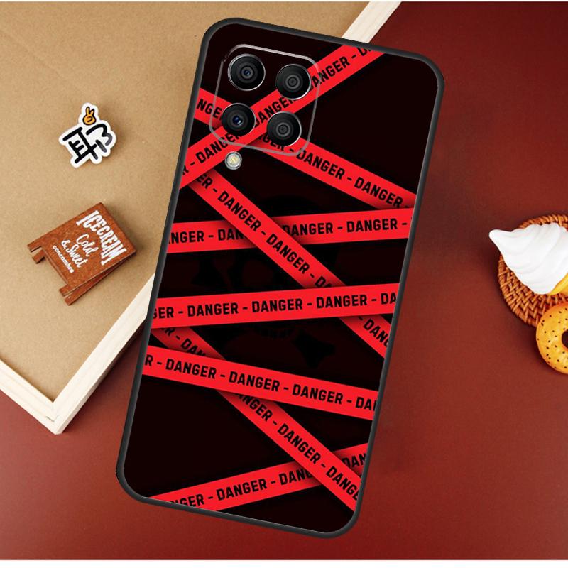 Warning Angry Danger Owner Case For Samsung Galaxy M51 M31 M21 M11 M16 M36 M56 M53 M12 M32 M52 M15 M35 M55 M14 M34 M54