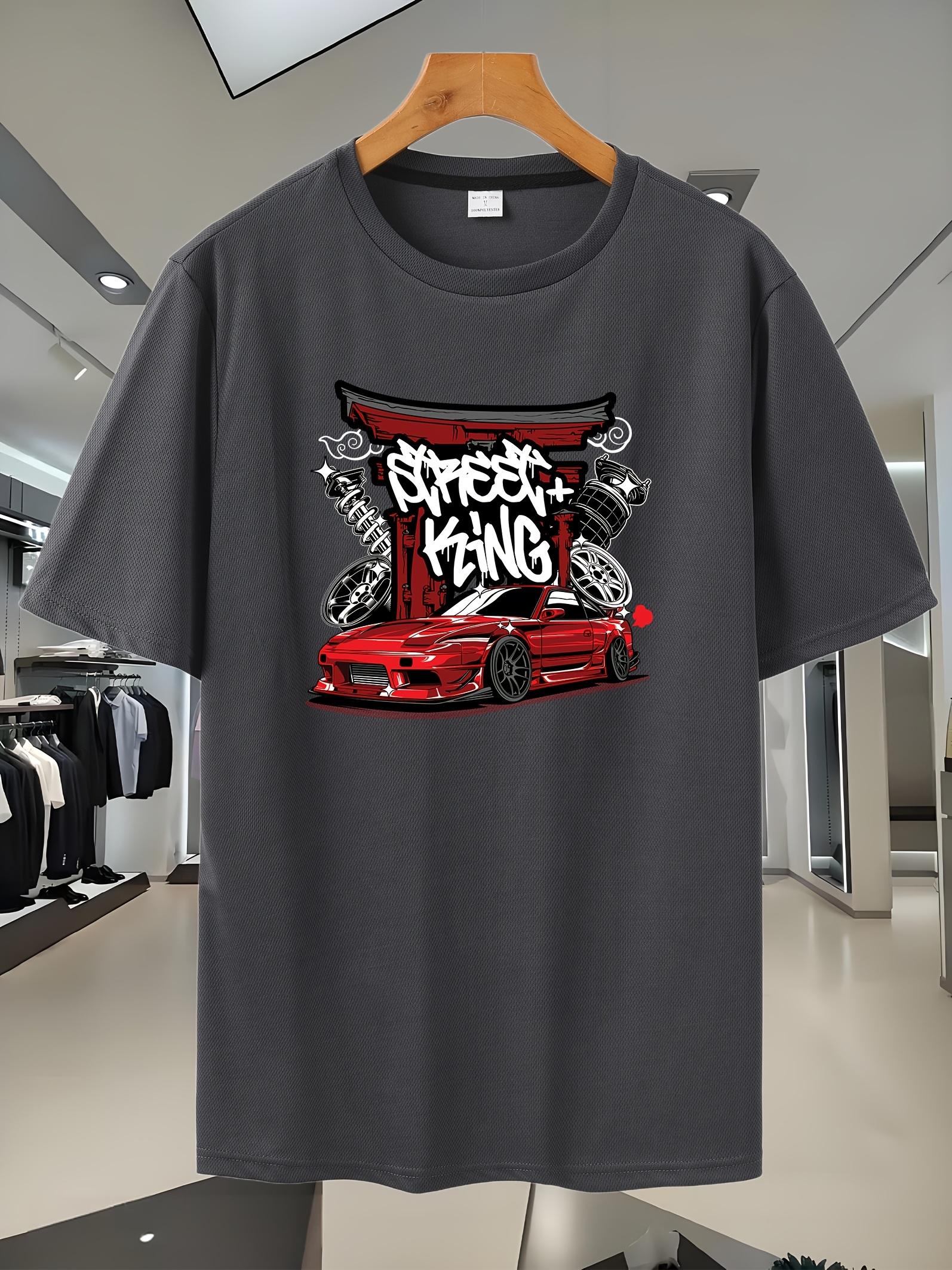 

Slim-Fit Breathable Mesh T-shirt - SPEED KING Graphic XXXL