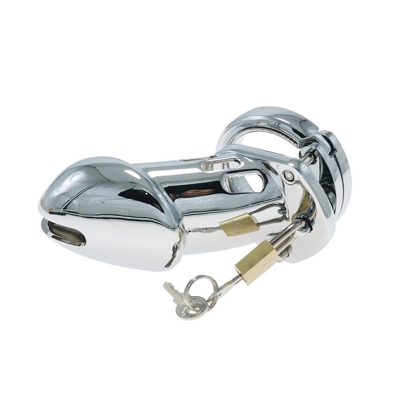 Metal Chastity Lock CB Chastity Cleaner Male Wear Penis Cage Sex Tool SM Slave Training Adult Supplies