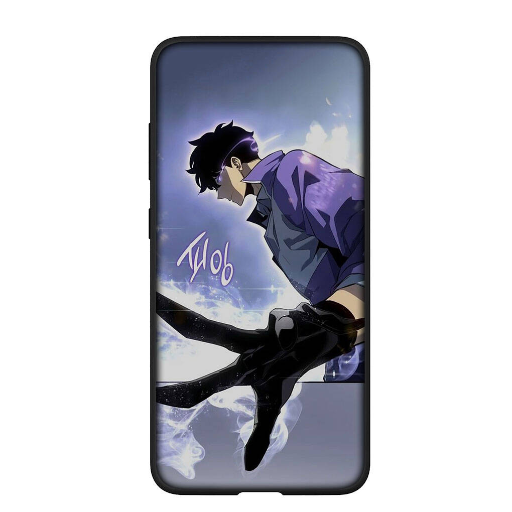 Case for Samsung Galaxy S25 S23 S22 S24 Ultra FE A05 A06 A15 A16 A36 A37 A35 A54 A55 A56 A57 A25 A26 A53 A17 Cartoon Solo Leveling Sung Jin woo Cover