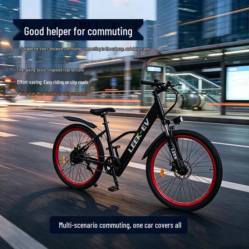 26-inch Lithium Battery Mountain Bicycle for Adults & Students – Shock Absorbing, Ideal for Outdoor Riding & City Commuting