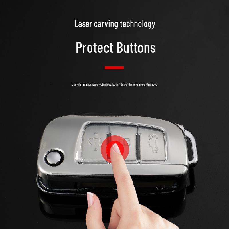 Geely Auto Folding Key Case - Vision X3, King Kong, Panda S1, Vision X1 Protective Shell