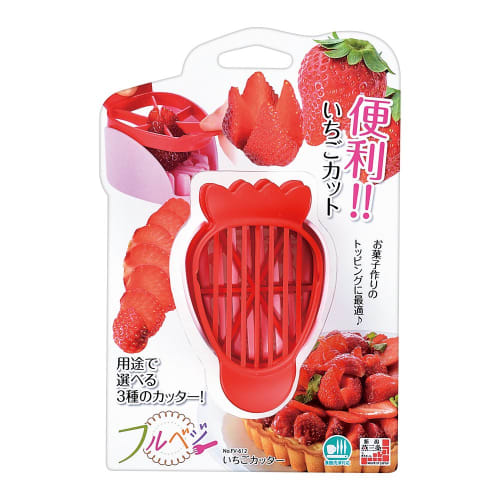 Shimomura Kogyo Made In Japan Full Veggie Strawberry Cutter FV-612, Made In Tsubame-Sanjo, Niigata