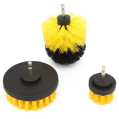 3pcs Drill Cleaning Brush Power Scrubber Scrub Bit Tile Grout Cleaner Diameter 2  3.5  4