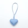 Custom Leather 3D Peach Heart Keychain Bag Pendant Love Hand Rope Personalized Couple Backpack Pendant Gift