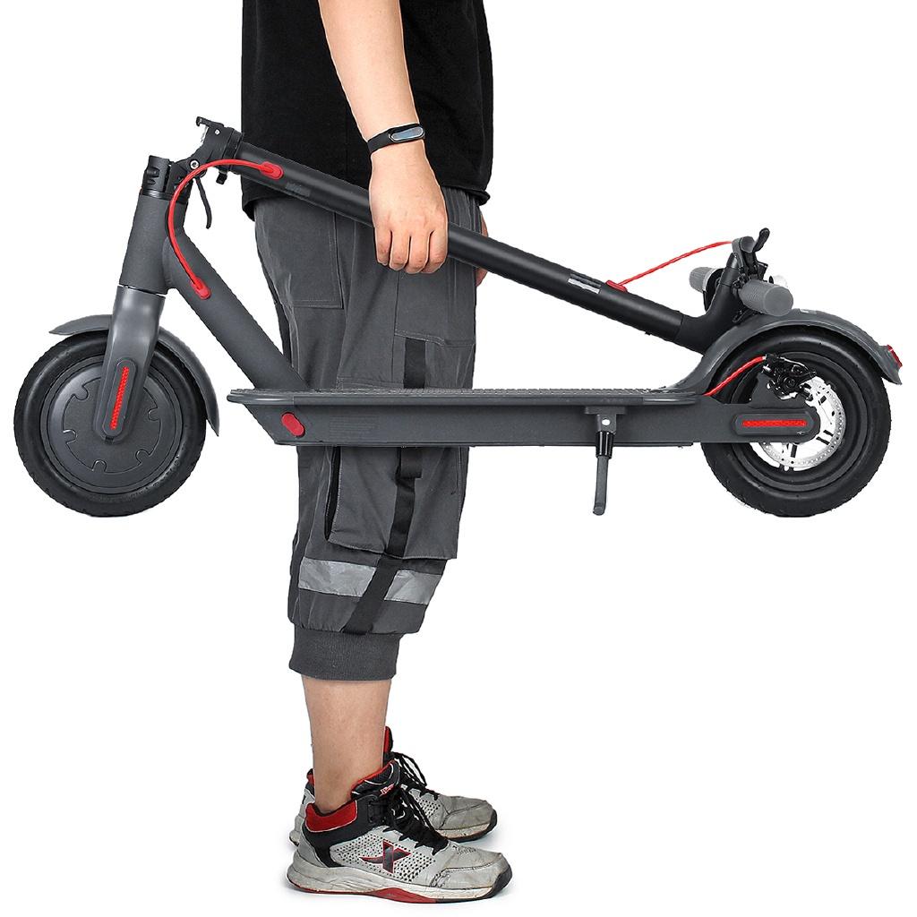 Foldable Adult Electric Scooter Electric Bike 350W Black Accessories Scooters Electric Bicycle