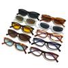 SHAUNA Fashion Small Cat Eye Women Sunglasses Retro Yellow Blue Shades UV400 Men Trending Sun Glasses