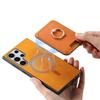 2 in 1 Detachable Cards Solt Wallet Leather Ring Holder Case For Samsung Galaxy S25 Ultra S24 FE S23 Plus A16 A55 A15 A56 Cover