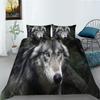 Independent Website Bedding Two Or Three-Piece Polyester Digital Print Wolf Series