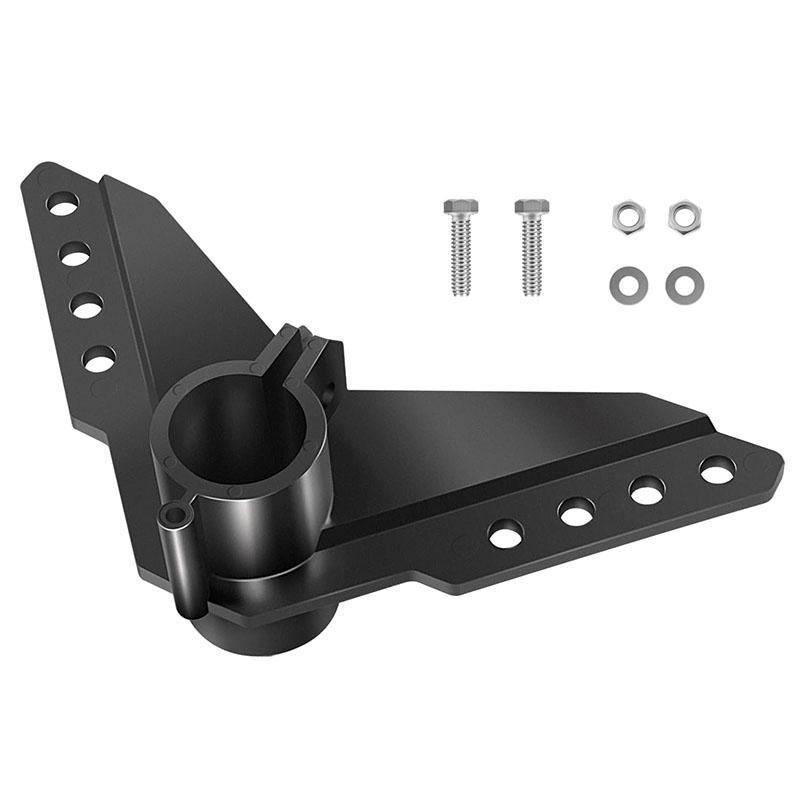 Steering Triangle Compatible with Newport NK-180S Brushless Kayak Motor,Stainless Steel Structure,Black Mounted Steering Bracket