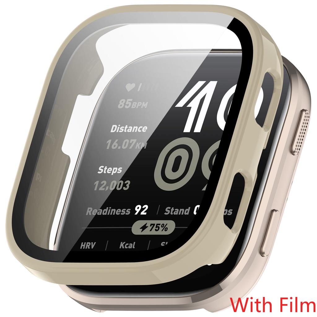 Pouzdro na PC + Sklo pro Amazfit Bip 6 Ochranná fólie proti poškrábání Nárazník Tvrzené sklo Kryt chrániče obrazovky pro Amazfit Bip6 Příslušenství