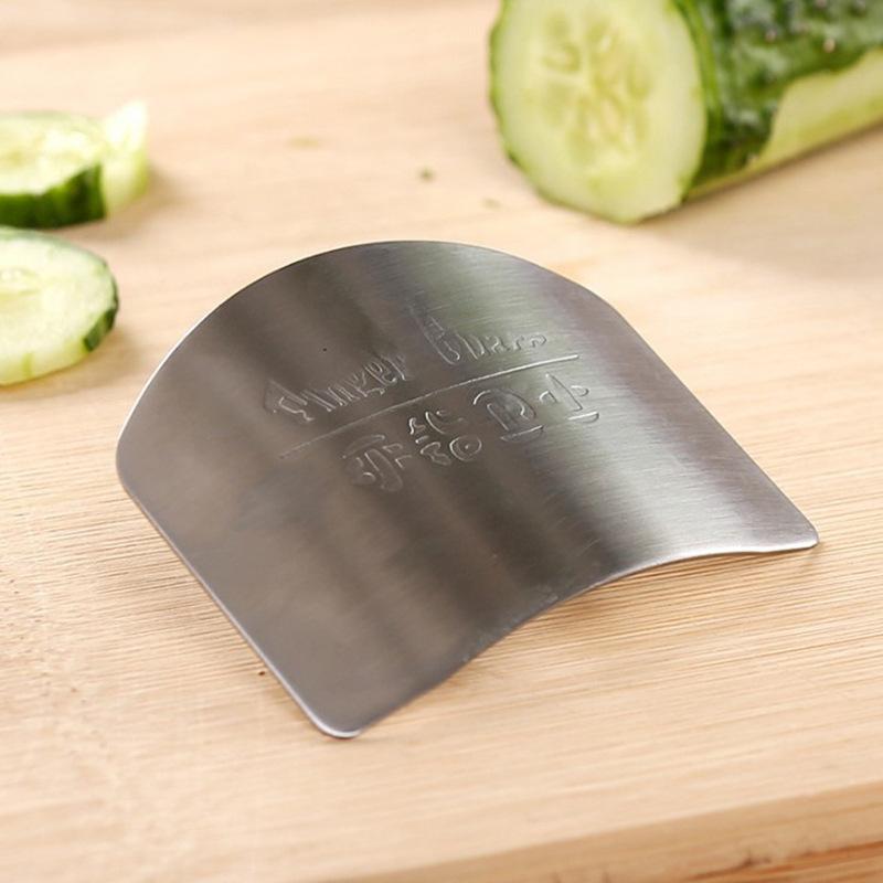 Stainless Steel Finger Guard Vegetable Cutting Hand Guard Protective Finger Cover Guard Kitchen Meat Cutting Finger Guard