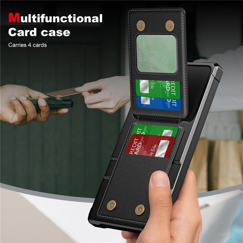 Schokbestendige Flip Portemonnee Case voor Samsung S26 Ultra/S24 Plus