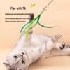 Cat Toy: Long Handle Teasing Stick with Bell, Bite-Resistant Kitten Entertainment Tool