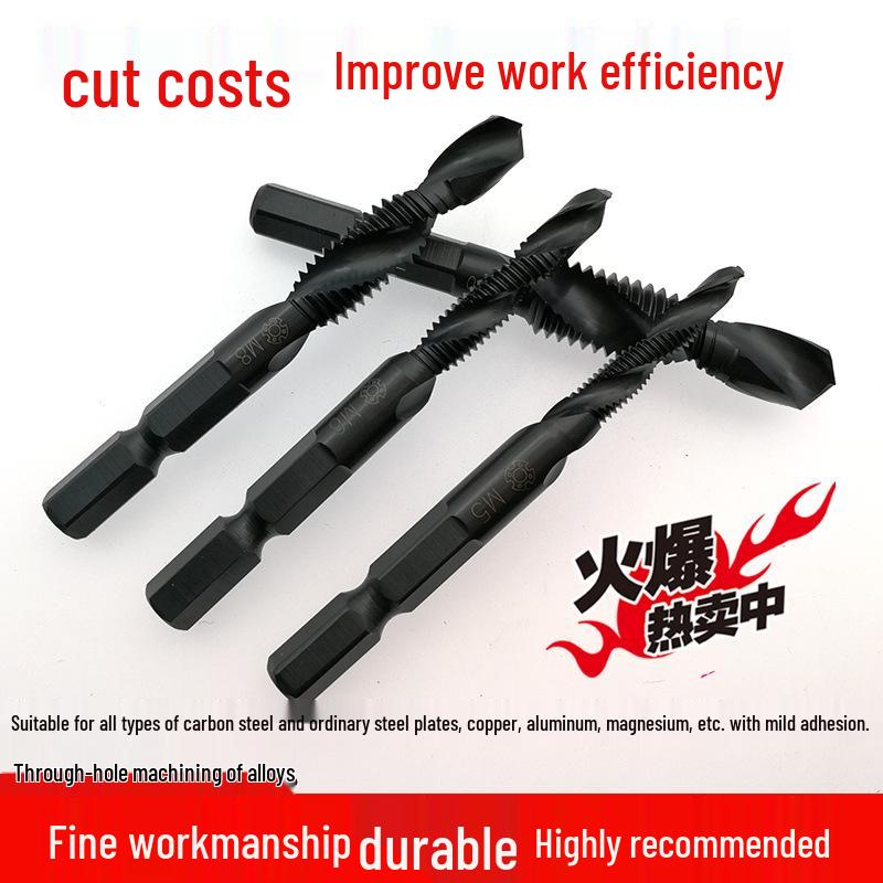 Hex Shank JIS Carbide Taper Tap Drill - High-Quality Integrated Machine Tap