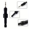 6pcs Countersink Drill Woodworking Drill Bit Set Drilling Pilot Holes For Screw Sizes #5 #6 #8 #10 #12 With a Wrench Tools