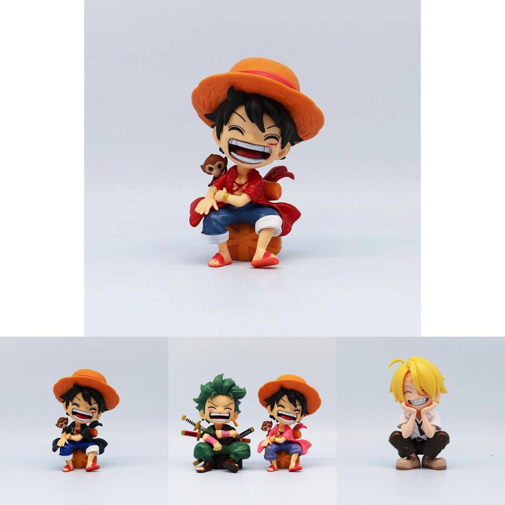 Gk Luffy Red Outfit Boxed Pvc Figure Model Toy Car Ornament Collectible