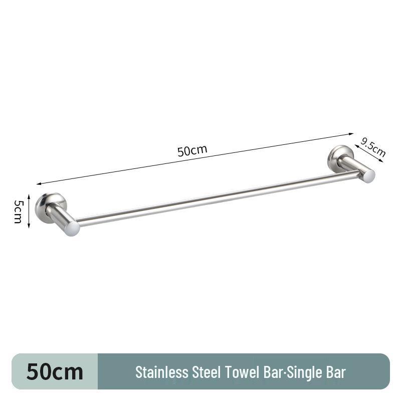 304 Stainless Steel Double Bar Bathroom Towel Rack