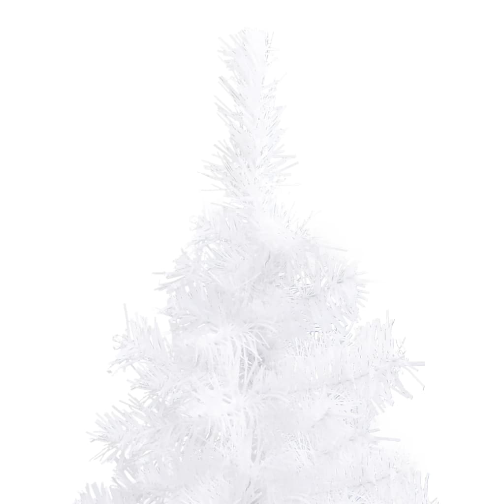 Artificial Corner Christmas Tree White 240 Cm PVC