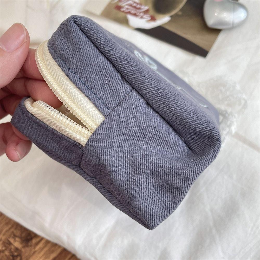 Portable Cute Zero Wallet Bowknot Sanitary Napkin Storage Bag Multifunctional Cosmetic Bag Women