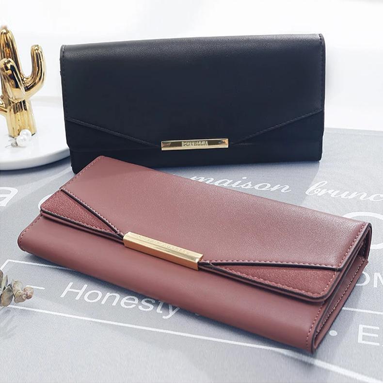 Women's Envelope Wallet High Quality Clutch Purse Large Capacity Mobile Money Card Holder Women's Advanced Long Money Clip