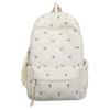 Korean-style Large Capacity Backpack with Cute Bow Embroidery for Female College Students