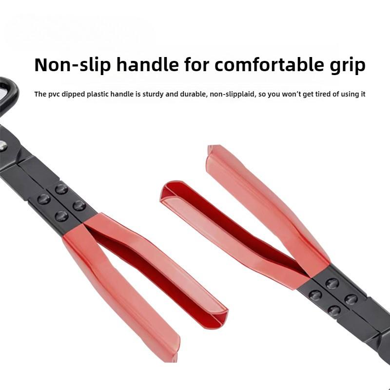 Car Exhaust Hanger Removal Pliers Exhaust Pipe Gasket Puller Rubber Pad Removal Tool Non-slip Handle Universal Auto Exhaust System Repair Hand Tools