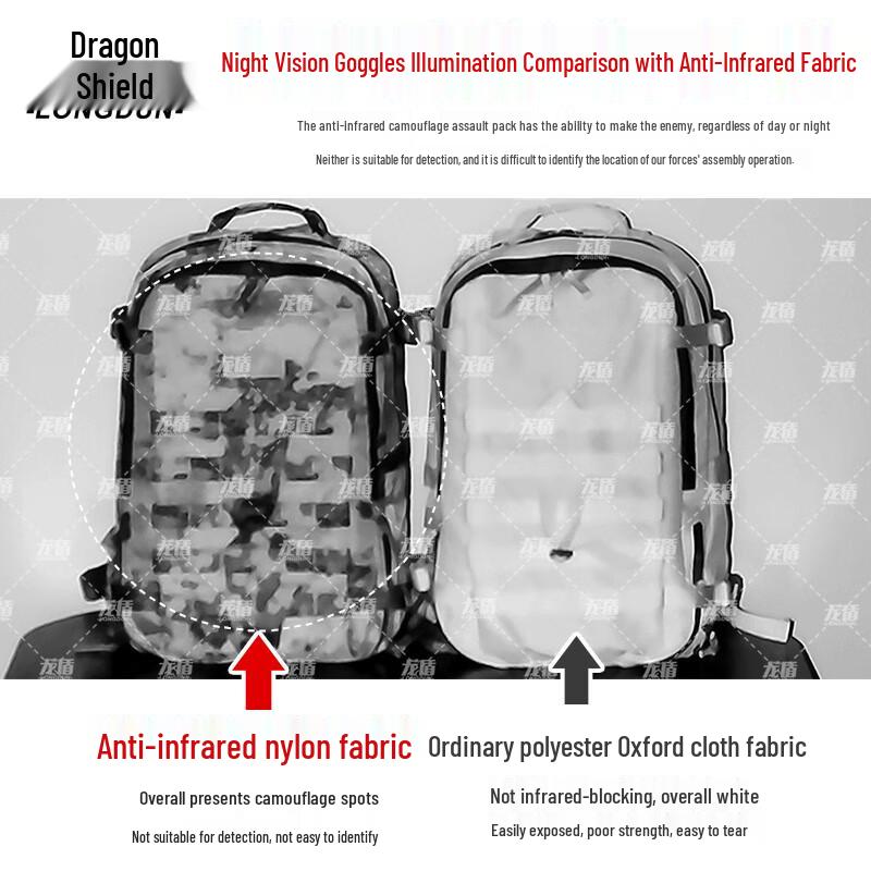 Long Dun Tactical Camouflage Assault Backpack