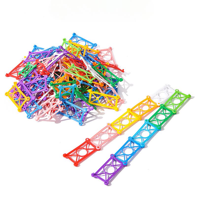 

Детский сад Цветочная Фея Торги Строительные Блоки Детские Крупные Частицы Снежинки Игрушка Строительные Блоки для координации рук и глаз