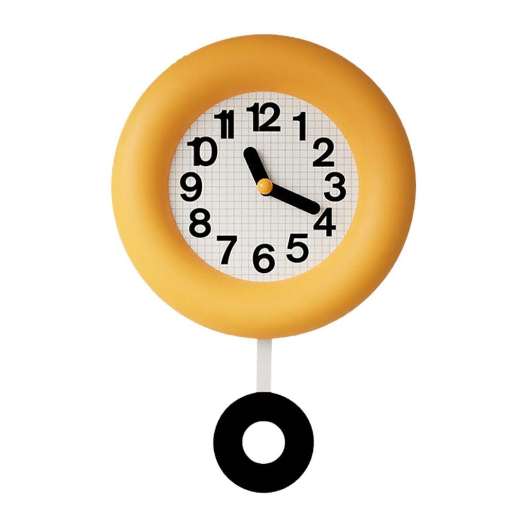 Wall Clock Silent Hanging Clock Office Home Decor Modern Silent Round Wood Clock for Dorm Kitchen Shop Classroom Hotel