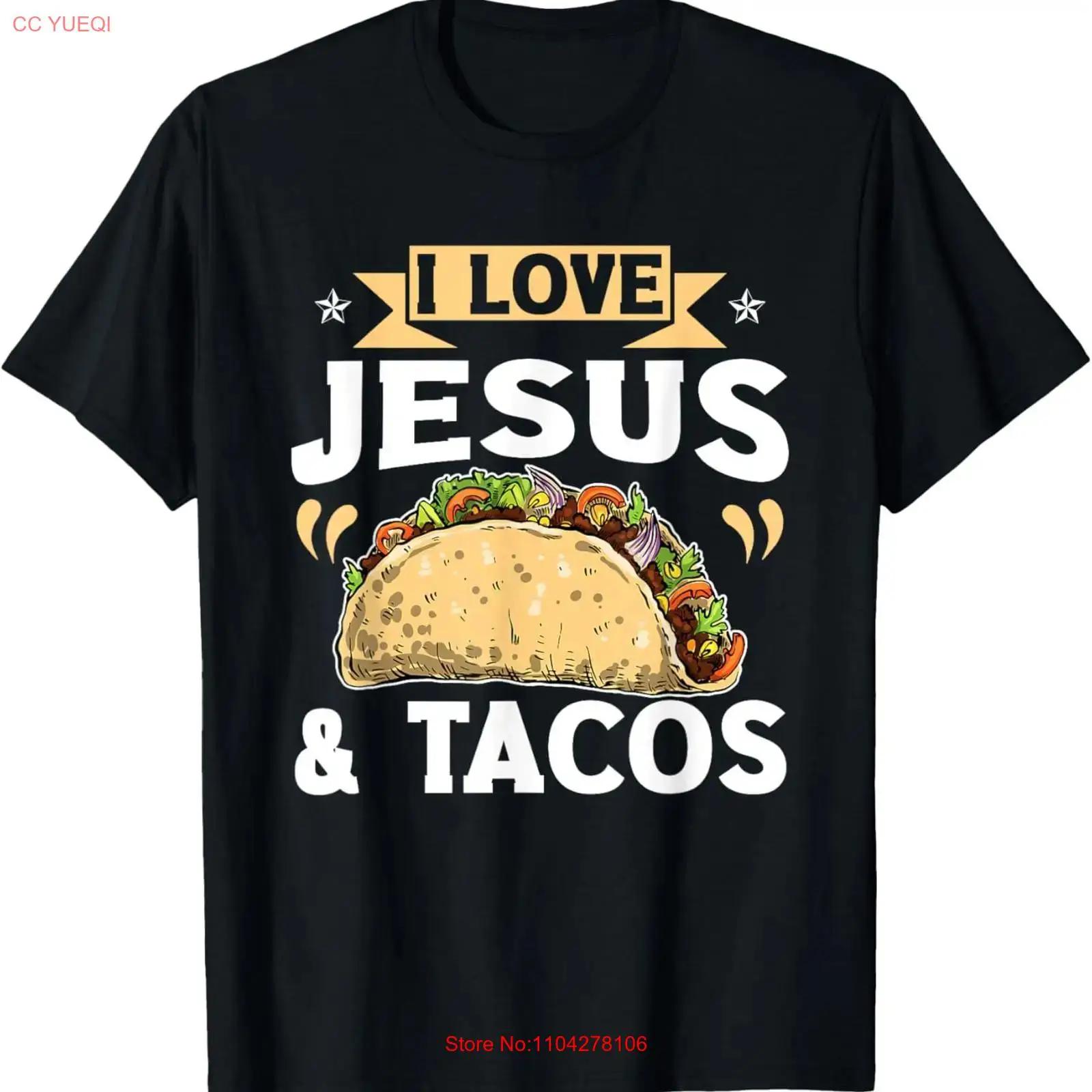 I Love Jesus And Tacos Christian Quote Mexican Food Quotes T Shirt S 5XL vintage Washed Unisex fashion Casual Slightly S разноцветный