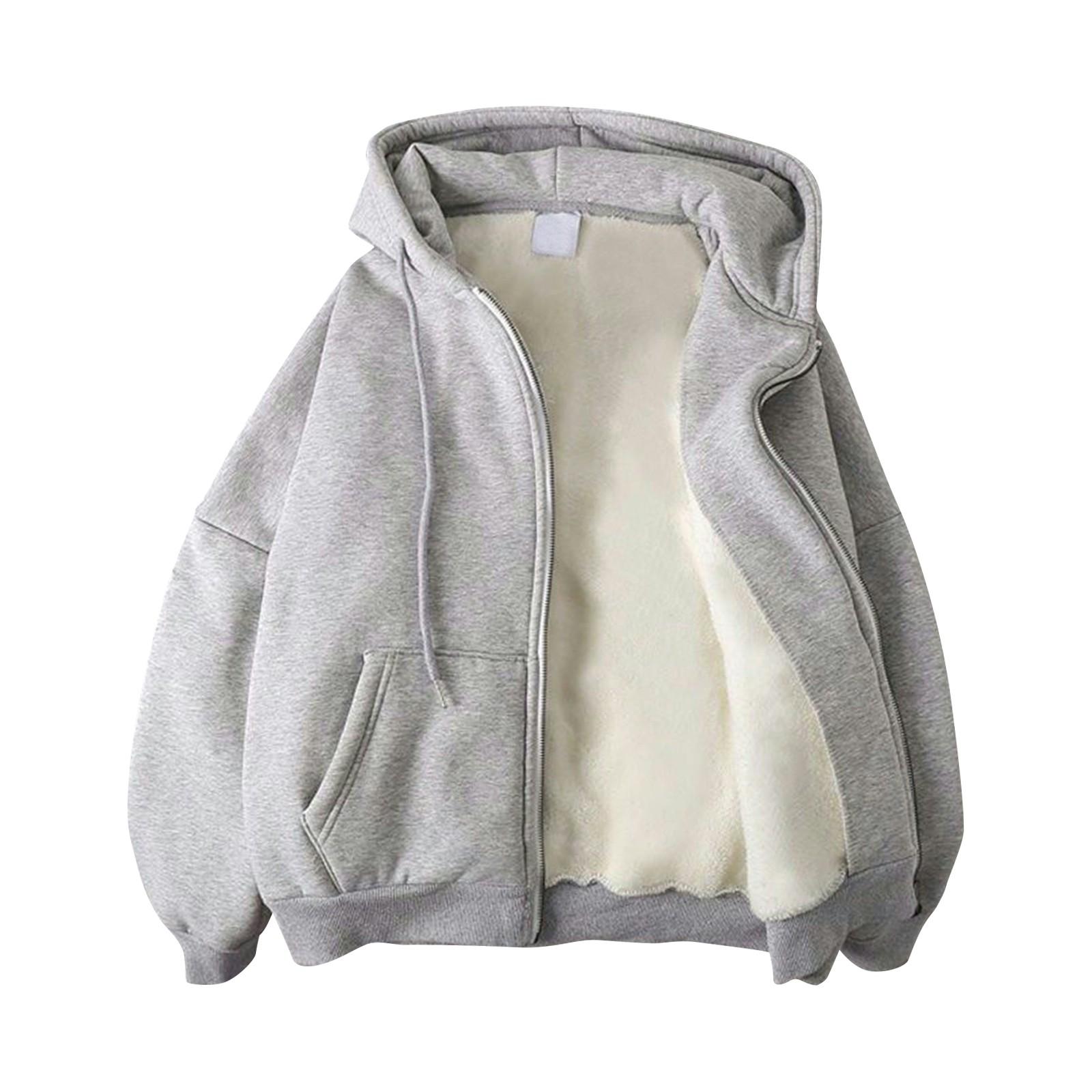 

Жіночі великі флісові світшоти, светри з довгими рукавами, пуловери, осінні вбрання XL