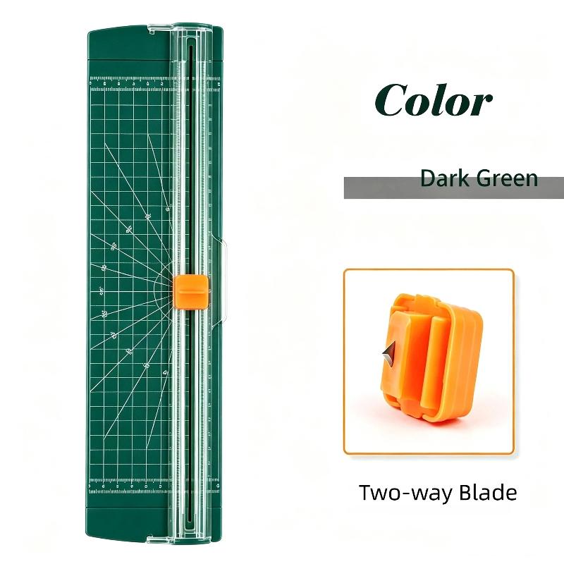 Double Sided Cutting A4 Paper Cutter Small Mini Paper Cutter Student Hand Made Ledger Cutting Photo