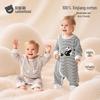 Beitaisi Cotton Newborn Baby Long-Sleeve Romper