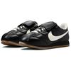 Nike Cortez Lær SE Tiempo-pakke - Svarte Unisex Sneakers Hvit Gummi-brun IM4843-010
