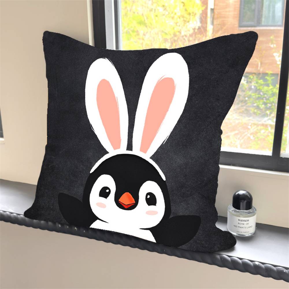 1PC cute cartoon animals Pillow Case Square  Bedroom Sofa Leisure Comfort Cushion Car Home Decoration